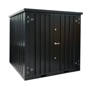 Conteneur de stockage 2 x 2 mètres – avec double porte