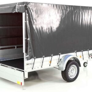 Remorque 1300 kg | 150 x 300 cm | avec bâche | Type 7.13
