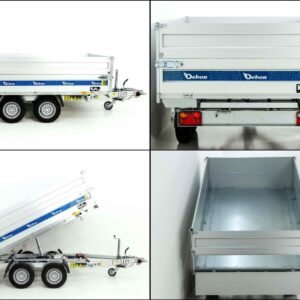 Debon Dreiseitenkipper 180×306 2,6t – E-Pumpe – BWA Neufahrzeug