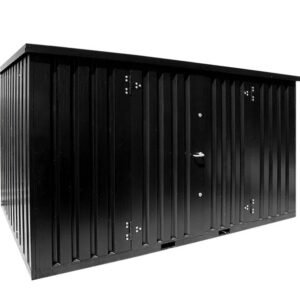 Conteneur de stockage 4 x 2 mètres – avec double porte grand coté