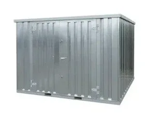 Conteneur de stockage 4 x 2 mètres – avec double porte grand coté