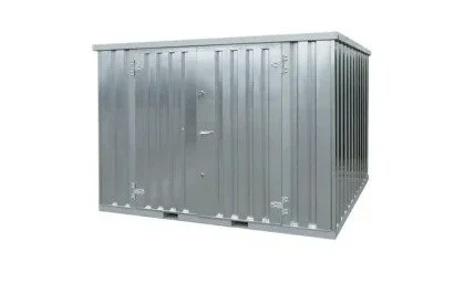 Conteneur de stockage 4 x 2 mètres – avec double porte grand coté