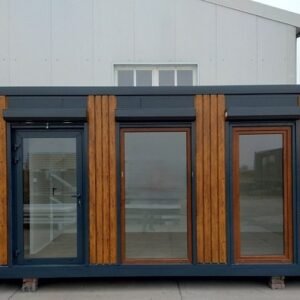 Conteneur de bureau 21 m² avec WC et kitchenette