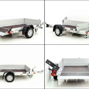 Remorque porte-voitures Vezeko | Surface utile : 127 x 246 cm | Charge utile : 750 kg