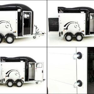 Chevaux | Remorque à chevaux noir (Réf. GA-5537-25)