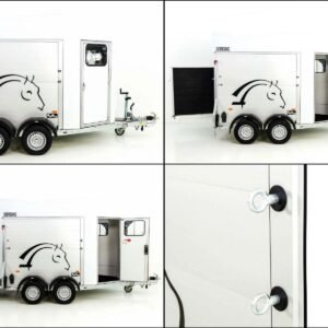 Cheval | Dimensions | Remorque pour chevaux blancs | Véhicule neuf