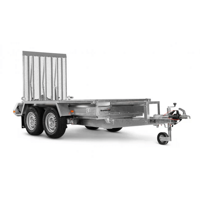 Remorque plateau Brenderup MT2610STB2600 – PTAC 2600 kg – Double essieu