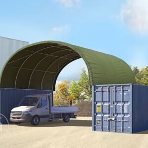 Abri sur container démontable 8×6